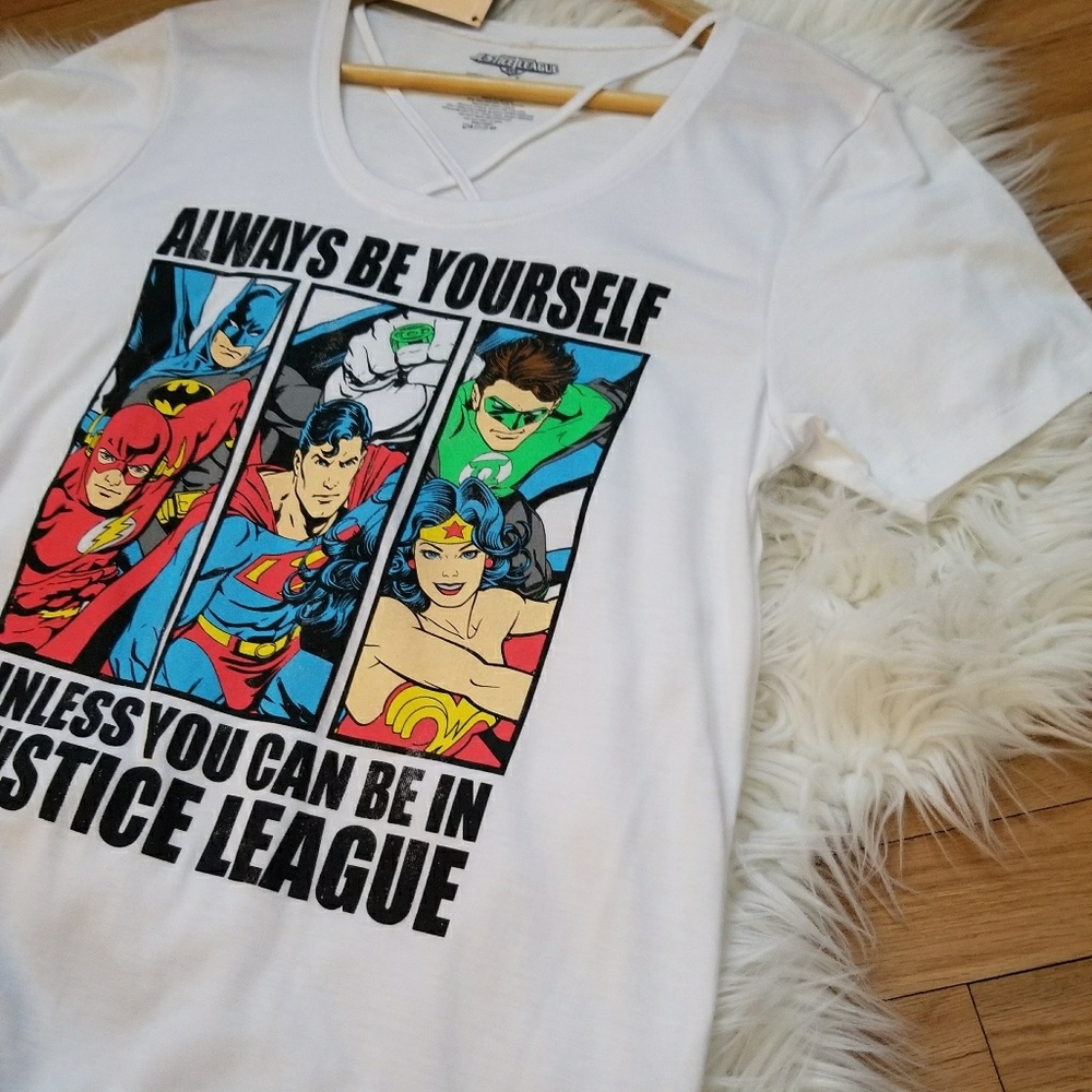 Justice League Super Heros Graphic T-Shirt, Top - Picture 7 of 8